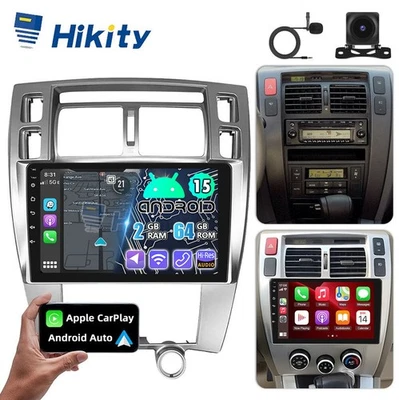 10" Android15 CarPlay Radio Für Hyundai Tucson JM 2004-2010 GPS NAVI RDS BT WIFI - Bild 1 von 4