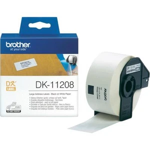 3 Brother Genuine DK-11208 DK11208 - 400 White Large Address Labels 38mm x 90mm - Picture 1 of 2