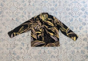 EUC Sz L SUNFLOWER Animal Cpo Shirt Jacket In Black - Picture 1 of 9