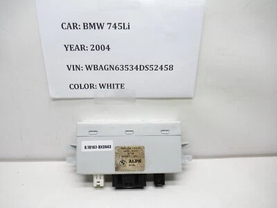 2002-2004 BMW 745LI Heated Seat Module 6918567 OEM - Image 1 of 4