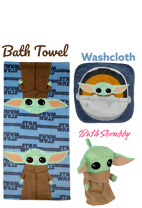 Disney Star Wars The Child Baby Yoda Mandalorian Grogu Kids Bath Accessory Set