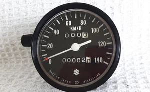 NOS SUZUKI VINTAGE KM/H SPEEDOMETER SPEEDO CLOCK DIAL GAUGE TS125 TS185 TS250 ? - Picture 1 of 8