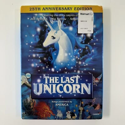 The Last Unicorn 25th Anniversary Edition DVD with Slipcover Foto 1 de 4