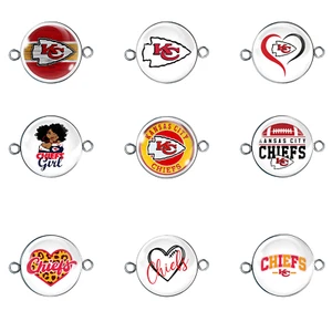 Pulsera/Collar KC Chiefs Doble Ojal Dije - Imagen 1 de 31