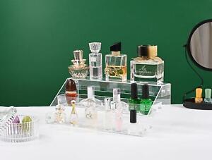 12" Acrylic Riser, Acrylic Shelves - 3-Tier Clear Perfume Organizer, Sturdy