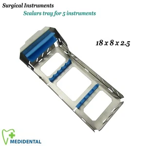 Surgical Sterilization Cassette Easy Clip Scalars Tray For 5 Instruments Dentist - Picture 1 of 3