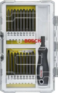 BOSCH Bit Set 37 tlg. Accessories 2607017320 Kreuz PZ 1 2 3 Schlitz Phillips NEU - Bild 1 von 3