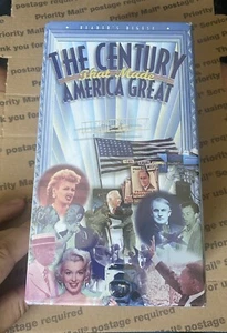 The Century That Made America Great 3 VHS Set Brand New Vol 1-3 - Foto 1 di 2