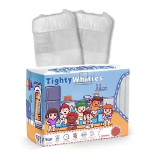 Tykables Tighty Whities - Adult Diaper Nappy - Picture 1 of 3