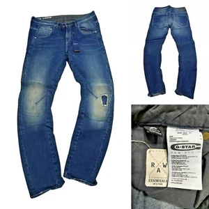 G-STAR Raw Womens Denim Jeans Size S 8 W26 L32 Tapered Med aged destr RRP £164 - Picture 1 of 12