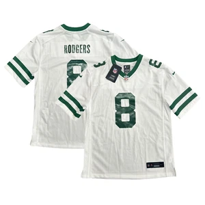 New York Jets Jersey Kid's Nike NFL Road Top - Rodgers 8 - New - Picture 1 of 3