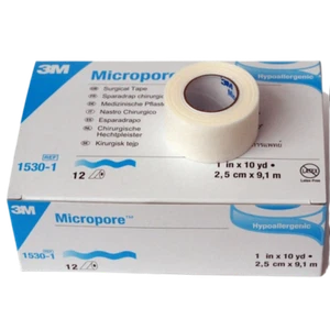 Micropore Surgical Tape 1 Inch Paper Tape [2.50 cm x 9.14 m/ 10 Yds ] Free Ship - Picture 1 of 6