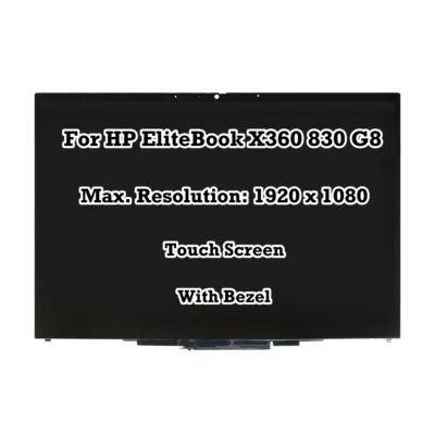 M46064-001 M46065-001 LED LCD Touchscreen Assembly For HP EliteBook X360 830 G8 - Image 1 of 4