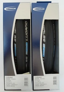 Schwalbe LUGANO Faltreifen Kevlarguard 700 x 23C (23-622) schwarz Straßenreif... - Bild 1 von 6