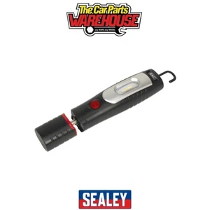 Sealey LED3602 Rechargeable 360° Inspection Light 4W & 3W SMD LED - Black - Picture 1 of 5