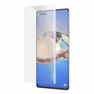 Für Huawei Mate 40 Pro 4D Display Full H9 Curved UV Nano Glas Schwarz Panzer - Picture 1 of 6
