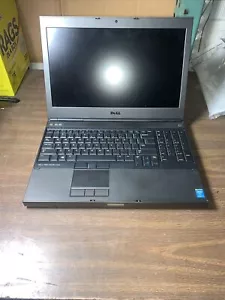 DELL PRECISION M4800 INTEL CORE I7-4710M 2.50GHZ 2GB RAM **BIOS L0CKED - Picture 1 of 6