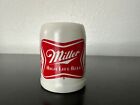 Miller High Life Mini Souvenir Beer Mug Shot Glass Ceramic 2Oz Toothpick Vintage