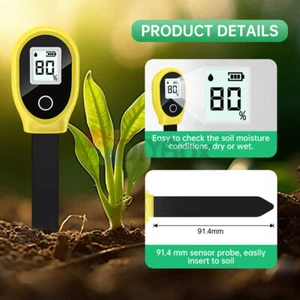 Digital Soil Moisture Meter Detector Humidity Meter for Planting Potted Garden - Picture 1 of 19