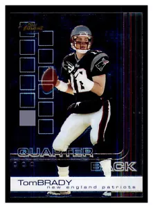 Tom Brady 2002 Topps Finest Chrome #50 Patriots 86721 - Foto 1 di 2