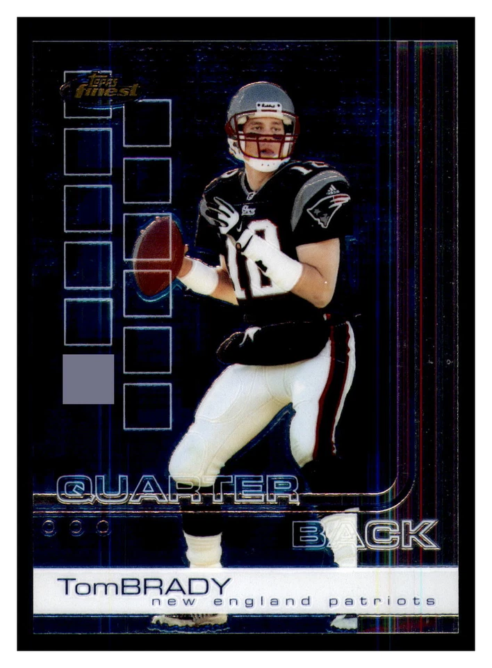 Tom Brady 2002 Topps Finest Chrome #50 Patriots 86721 - Image 1 of 2