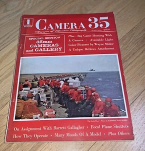 1958 CAMERA 35 Magazine - 35mm Cameras / Hunting / Circus / US 6th Fleet - Picture 1 of 12
