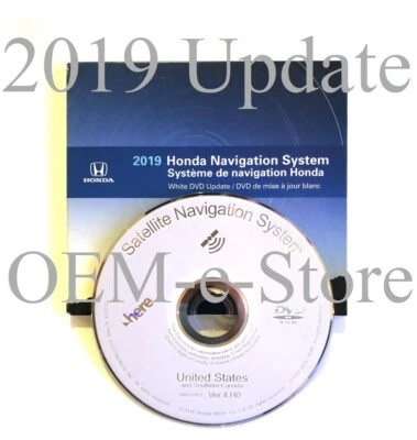 2006 2007 2007 2009 2010 Honda Odyssey Pilot Navigation DVD U.S Map V2019 Update - Image 1 of 2