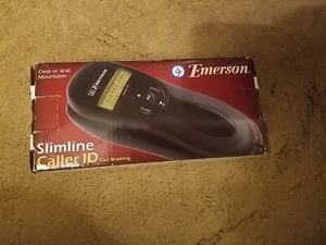 Emerson Telephone Phone Slimline Caller ID Call Waiting Large Button - Picture 1 of 11