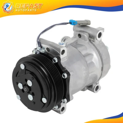 A/C AC Compressor For Chevrolet K1500 K2500 GMC C1500 C2500 C3500 1996-1999 - Image 1 of 4