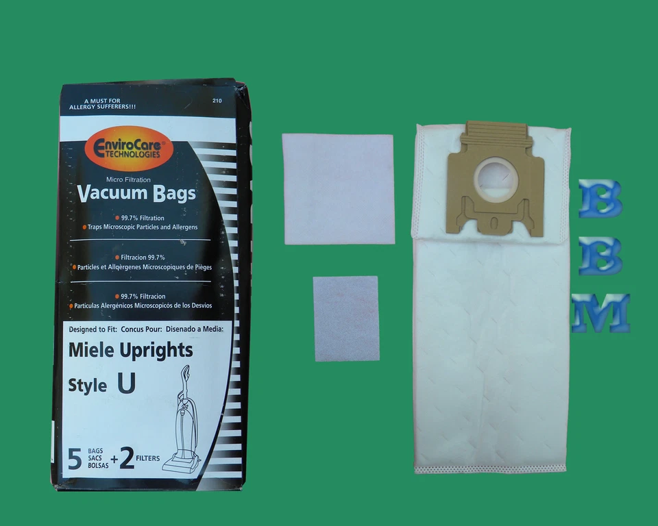 5 Miele U 07805130 HEPA Vacuum Bags + Filters 7282050 Jazz Salsa Calypso Cat Dog - Image 1 of 1