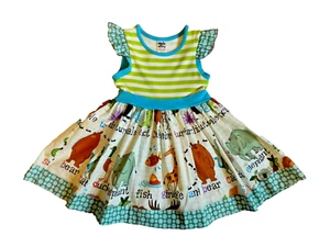 Vestito bambina taglia 4 ABC alfabeto animali Chris n Missy - Foto 1 di 5