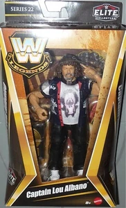 CAPTAIN LOU ALBANO WWE Mattel Elite Legends Series 22 Action Figure Toy DMG PKG - Picture 1 of 1