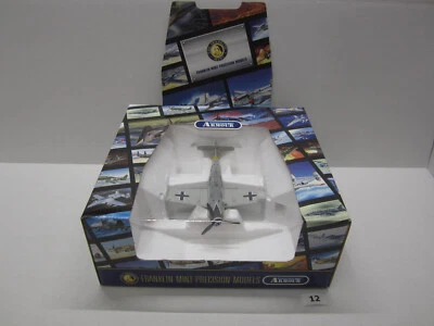 FRANKLIN MINT ARMOUR DIECAST  BF-109 MESSERSCHMITT B11B633 Luftwaffe Hartmann 12 - Image 1 of 4