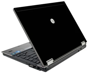 BLACK Vinyl Lid Skin Cover Decal fits HP Elitebook 8540W 8540P Laptop - Picture 1 of 1