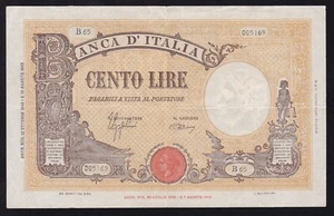 ITALY ---- 100  LIRE  1944 ---- VF ---- VERY NICE ------ - Picture 1 of 2
