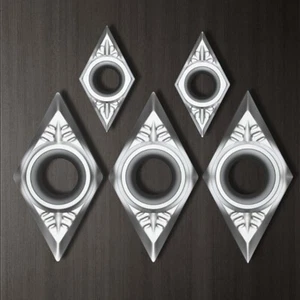 CNC Carbide Tips Inserts Blade Cutter Lathe Turning Tool For aluminium - Picture 1 of 18