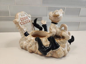 Yankee Candle Boney Bunch Halloween Grave Digger Hund Keramik Kerzenhalter - Bild 1 von 16