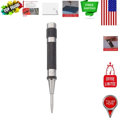 Punzón central automático de acero de alta resistencia - Herramienta de precisión de carrera ajustable de 5"" Foto 1 de 4