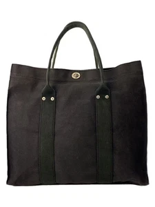 Inujirushi Bag Manufacturing Co., Ltd. Canvas Tote Bag, Gray, Solid Color - Picture 1 of 9