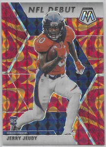 Jerry Jeudy ORANGE REACTIVE Prizm NFL Debut RC - 2020 Mosaic. Denver Broncos. - Bild 1 von 2