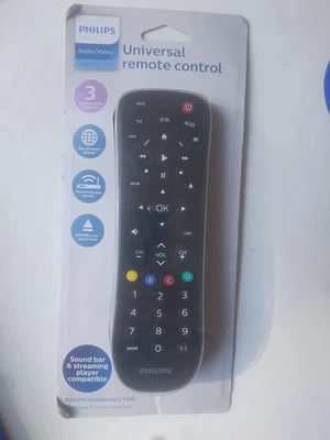 Philips Universal Remote Control Model# SRP9232D/27 Audio/Video 3 device (Black) - Image 1 of 4