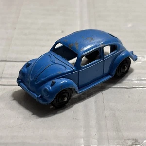 Vintage 1960’s Tootsietoy Volkswagen Beetle Bug VW Blue USA Diecast Toy Car EUC - Picture 1 of 8