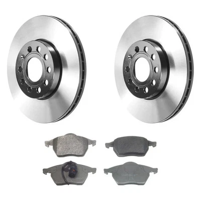 For Volkswagen Golf City 10 ThermoQuiet Front Brake Kit w Semi-Metallic Pads Foto 1 de 4