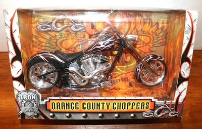 TOYZONE IRON LEGENDS ORANGE COUNTY CHOPPERS  Black/Silver Flame - Image 1 of 4