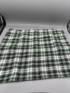Set Of 12 Plaid Cloth Napkins - Cotton - Used Twice - Picture 1 of 3