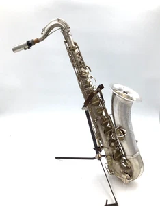 C.G. Saxofón tenor Conn Elkhart en estuche usado alrededor de 1930 - Imagen 1 de 23