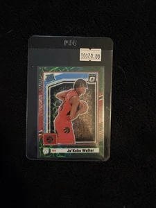 Jakobe Walter 2024-25 Panini Optic Preview Rated Rookie Green Raptors - Picture 1 of 1