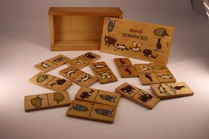 Australian Animal Dominoes Wooden Wild Republic Down under - Bild 1 von 9