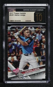 2017 Topps Update Home Run Derby Aaron Judge #US1 CGC 10 Pristine Rookie RC - Picture 1 of 3