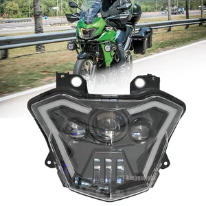 For Kawasaki VERSYS-X 300 2017-23 Z 650 Z650 2018 19 LED Headlight w/ Fog Light - Picture 1 of 18